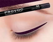 Гелевая подводка в карандаше для глаз Provoc gel eye liner (PV0055, 55, Темный аметист, 1 шт, 1 шт)  фото, kupilegko.ru