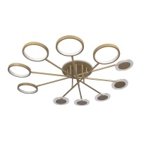 Потолочная светодиодная люстра Loft IT 10164M Gold  фото, kupilegko.ru