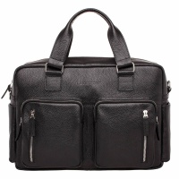 Деловая сумка большого объема Kingston Black Lakestone 402 LS  фото, kupilegko.ru