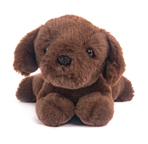 Мягкая игрушка собачка лежачая, 28 см 53679 GU  фото, kupilegko.ru