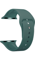 Ремешок  Deppa Band Silicone для Apple Watch 42/44 mm, силиконовый, зеленый  фото, kupilegko.ru