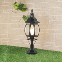 Уличный наземный светильник Elektrostandard 1001S 1001S черный / 9913-D (GL 1001S)  фото, kupilegko.ru