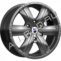 Литые колесные диски КиК (K&K) Окинава 8x18 6x139.7 ET38 D67.1 Серый тёмный глянцевый (72245)  фото, kupilegko.ru