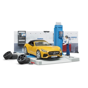 Автосервис со спортивным автомобилем 13744 GU  фото, kupilegko.ru