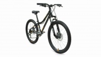 Велосипед TITAN 24 2.2 disc (рост 12") 2020-2021, черный/оранжевый, RBKW1J146005 Forward  фото, kupilegko.ru