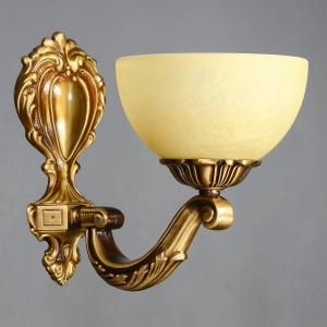 Бра, светильник настенный накладной Ambiente 02166/1 AB  фото, kupilegko.ru