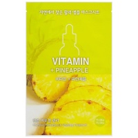 Увлажняющая тканевая маска с витаминами Holika Holika Ampoule Essence Mask Sheet Vitamin  фото, kupilegko.ru