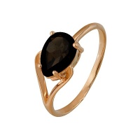 Золотое кольцо, золото, раухтопаз, A1080002596  фото, kupilegko.ru