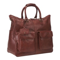 Кожаная дорожная сумка Dr.Koffer D 012-02-05 5703 DK  фото, kupilegko.ru