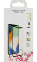 Защитное стекло LuxCase для Apple iPhone XS Max 3D Full Glue  (черная рамка)  фото, kupilegko.ru