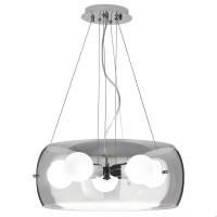 Подвесная люстра Ideal Lux Audi-10 SP5 Trasparente 016863  фото, kupilegko.ru