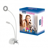 Настольная лампа Uniel Backstage ULK-F51-8W/SW/Dim IP20 White UL-00006867  фото, kupilegko.ru
