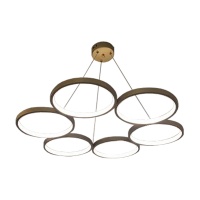 Подвесная светодиодная люстра Gerhort G61289/6GD  фото, kupilegko.ru