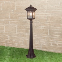 Столб фонарный уличный Elektrostandard Corvus Corvus F капучино (GL 1021F)  фото, kupilegko.ru