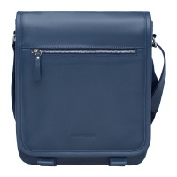 Кожаная сумка через плечо Denston Dark Blue Lakestone 50530 LS  фото, kupilegko.ru