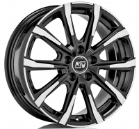 Литые колесные диски MSW 79 7x17 5x112 ET45 D57.06 Чёрный с полировкой (W19331005T56)  фото, kupilegko.ru