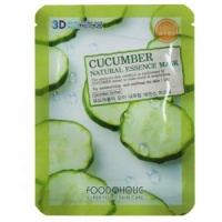 Маска для лица FoodaHolic Cucumber Natural Essence Mask FoodaHolic  фото, kupilegko.ru