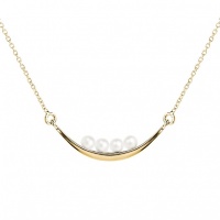 Серебряное колье, серебро, жемчуг, NP3779  фото, kupilegko.ru