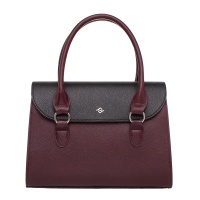 Женская кожаная сумка Bloy Burgundy/Black Lakestone 1079 LS  фото, kupilegko.ru