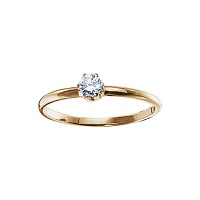 Золотое кольцо, золото, бриллиант, 17225RS  фото, kupilegko.ru