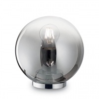 Настольная лампа Ideal Lux Mapa Tl1 D20 Cromo Sfumato 186863  фото, kupilegko.ru