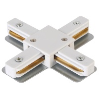 Коннектор X-образный Crystal Lux CLT 0.211 09 WH  фото, kupilegko.ru