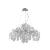 Подвесная люстра Crystal Lux Tenerife SP9 Silver  фото, kupilegko.ru