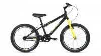 Велосипед ALTAIR MTB HT 20 1.0 (рост 10.5") 2020-2021, темно-серый/желтый, 1BKT1J101009 Altair  фото, kupilegko.ru