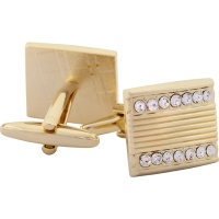 Запонки нержавеющая сталь, циркон, Gran Carro GC6116809  фото, kupilegko.ru