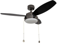 Потолочный вентилятор Dreamfan Fusion Black Chrome 132  фото, kupilegko.ru