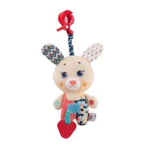 Игрушка подвеска для новорожденного Зайка Лаки 10986 GU  фото, kupilegko.ru