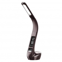 Настольная лампа Uniel TLD-566 Brown/LED/300Lm/4500K/Dimmer UL-00006769  фото, kupilegko.ru