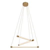 Подвесная светодиодная люстра Gerhort G61282/3BGD  фото, kupilegko.ru