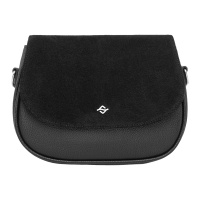 Женская сумка Lauren Black Suede Lakestone 56030 LS  фото, kupilegko.ru