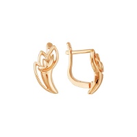 Золотые серьги, сережки золото, 68149RS  фото, kupilegko.ru