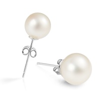 Серьги серебро, сережки серебро, жемчуг, NP3979  фото, kupilegko.ru