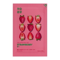 Освежающая тканевая маска с клубникой Holika Holika Pure Essence Mask Sheet Strawberry  фото, kupilegko.ru