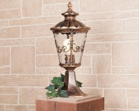 Уличный наземный светильник Elektrostandard Diadema Diadema S (GLYF-8046S) черное золото  фото, kupilegko.ru