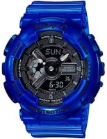 Японские наручные женские часы Casio BA-110CR-2A. Коллекция Baby-G  фото, kupilegko.ru