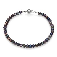 Браслет серебро, жемчуг, NP1045  фото, kupilegko.ru