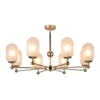 Потолочная люстра Gerhort G31008/8GD WT  фото, kupilegko.ru