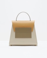 Кожаная сумка женская FETICHE S.007. Ecru 3447 FT  фото, kupilegko.ru