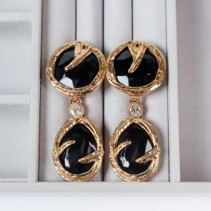 Yves Saint Lauren Клипсы 80-е г. ХХ в. by Galerie 46  фото, kupilegko.ru