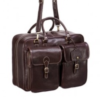 Кожаная дорожная сумка Dr.Koffer B281421-02-09 7071 DK  фото, kupilegko.ru