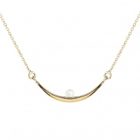 Серебряное колье, серебро, жемчуг, NP3767  фото, kupilegko.ru