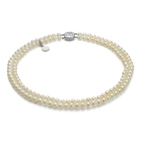 Ожерелье серебро, жемчуг, NP51  фото, kupilegko.ru