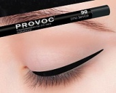 Гелевая подводка в карандаше для глаз Provoc gel eye liner (PV0090, 90, черный, 1 шт)  фото, kupilegko.ru