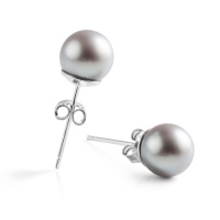 Серьги серебро, сережки серебро, жемчуг, NP3850  фото, kupilegko.ru