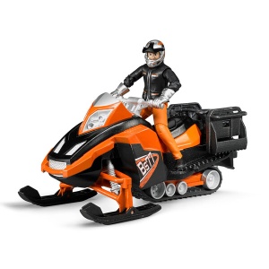 Снегоход и фигурка водителя с аксессуарами 1895 GU  фото, kupilegko.ru