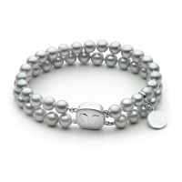 Браслет серебро, жемчуг, NP1750  фото, kupilegko.ru